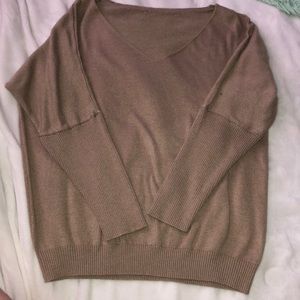 tan long sleeve sweater
